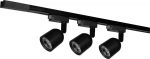 Avant Kit Trilho Elegance Preto Com 3 Spots em LED Bivolt 7W 6500K