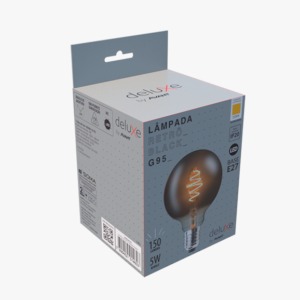 Avant Lâmpada Retrô Black G95 5W