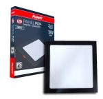 Avant Painel Pop Sobrepor Quadrado 22x22cm 18W 6500K Preto