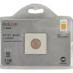 Avant Spot Mini Laser Elegance Quadrado Branco 1,5W 2700K