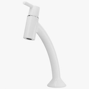 Torneira de Mesa Curva Para Lavatório Branca Blukit