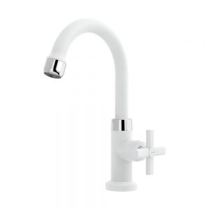 Torneira de Mesa Para Lavatório Branca Blukit