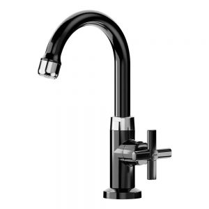 Torneira de Mesa Para Lavatório Preta Blukit