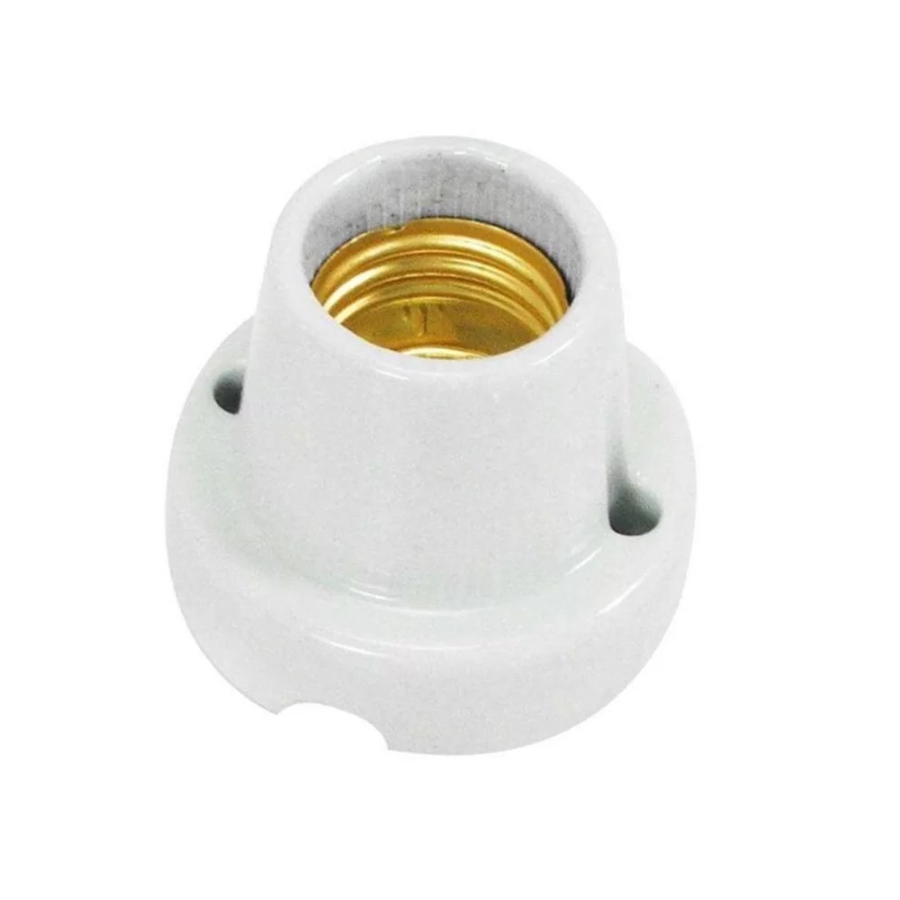 Bocal de Porcelana Fixo E27 4A 250V Decorlux Fertak