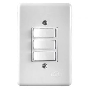Conjunto 3 Interruptores Simples 6A 250V Stilus Ilumi