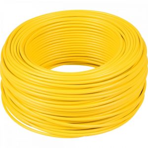 Fio Flexível 450/750V 6mm Amarelo Rolo Com 100 Mt Corfio/Sil