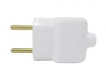 Plugue Pino Prensa Branco 2P 20A 250V Ilumi