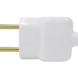 Plugue Pino Prensa Branco 2P 20A 250V Ilumi
