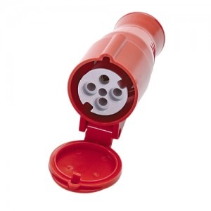 Tomada Industrial Acoplamento 3P+T 32A 380/440V 6H IP44 HJ