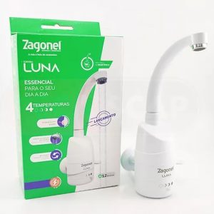 Torneira Luna Elétrica 5500w 220v Zagonel Para Parede Cor Branco