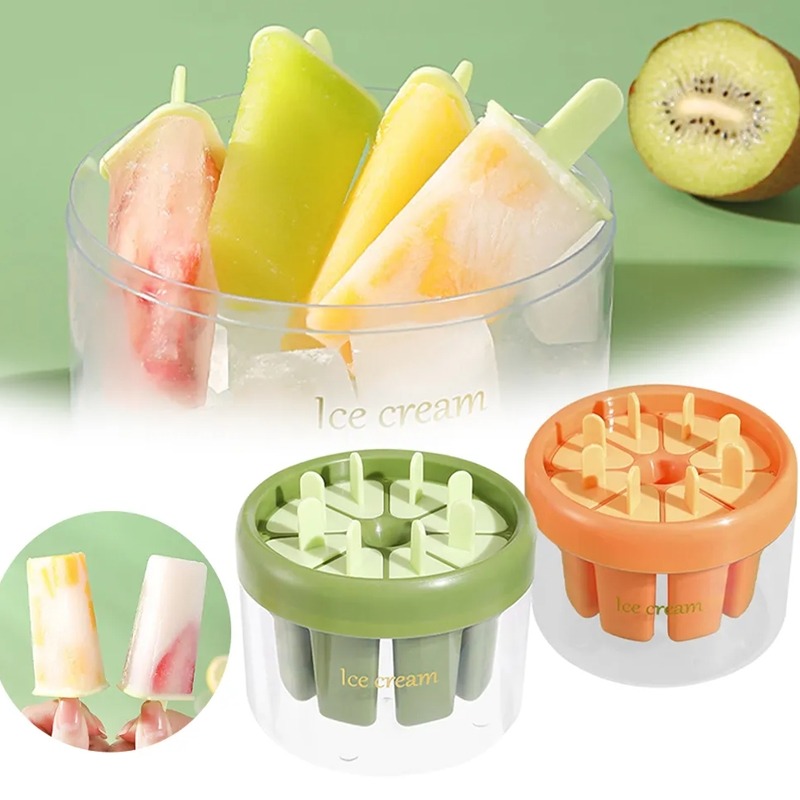 Forma Molde Para Picolé LARANJA ou VERDE - Imagem 5