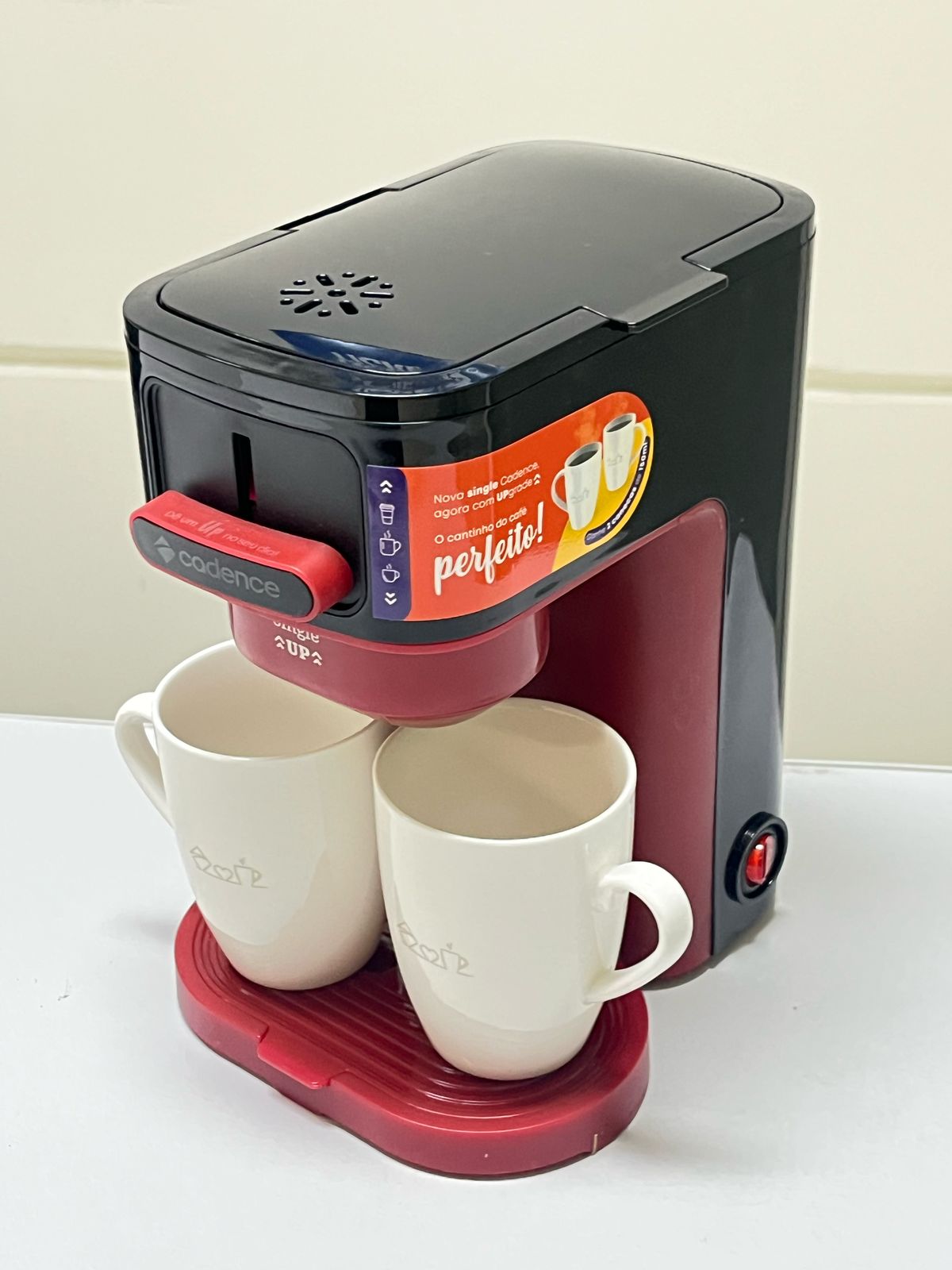 Cafeteira Cadence Single Up - 220V Vermelha - Imagem 2