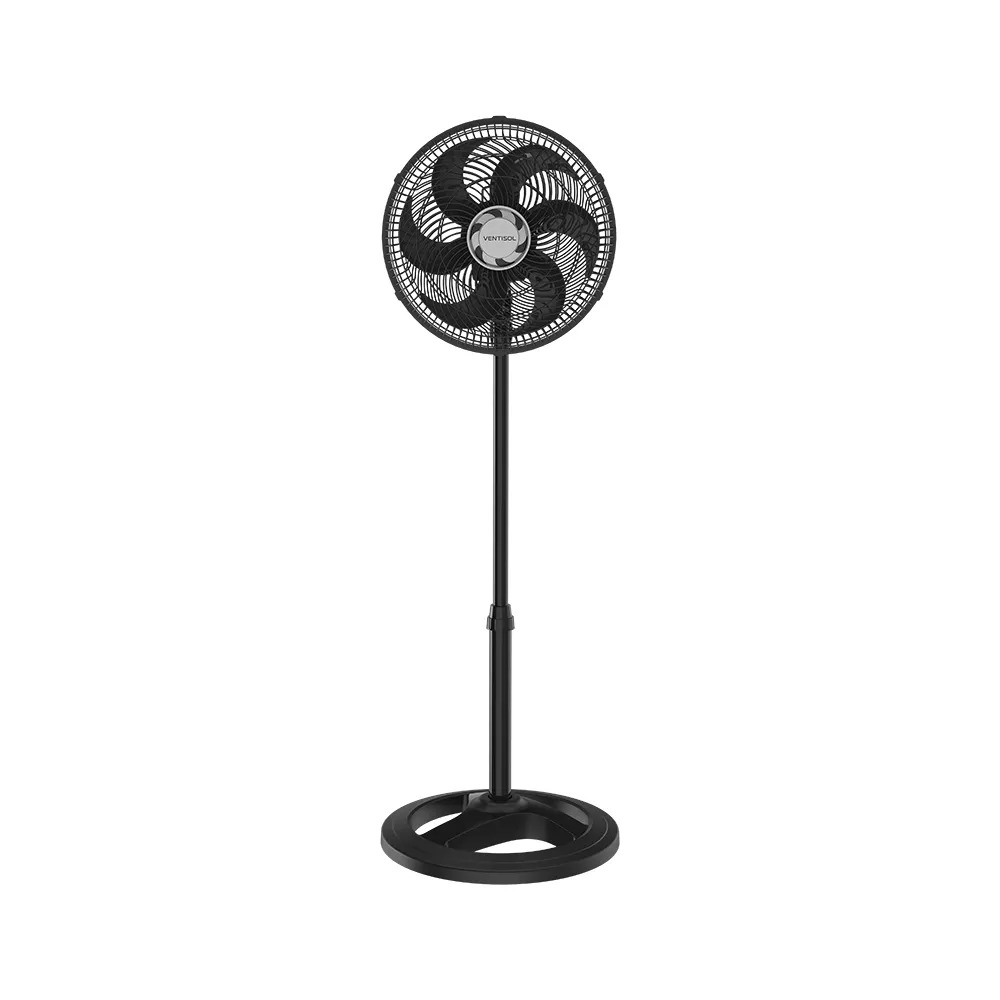 Ventilador de Coluna Ventisol Turbo 6 Pás 30cm Preto 220v - Ze Melo
