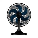 Ventilador de Mesa Ventisol Turbo 6 Pás 50cm Preto/Azul 220V
