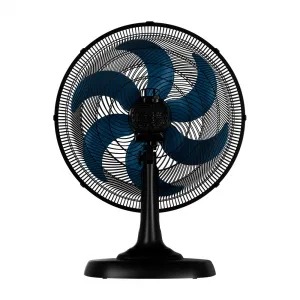 Ventilador de Mesa Ventisol Turbo 6 Pás 50cm Preto/Azul 220V